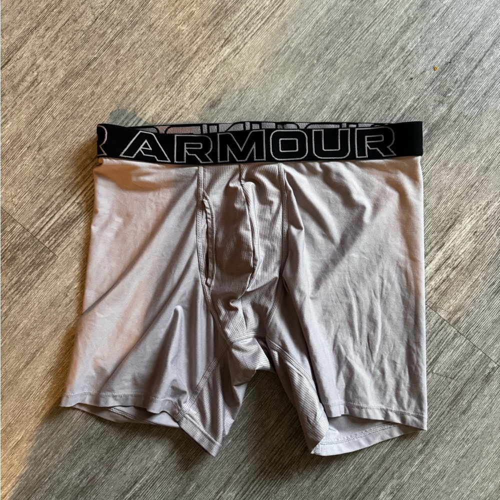 Under Armour Gray Boxer Briefs